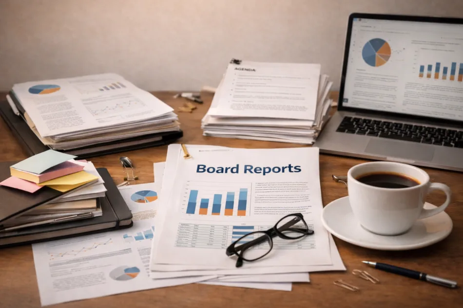 What Your Board Report Is Actually Telling You (And What It Should)